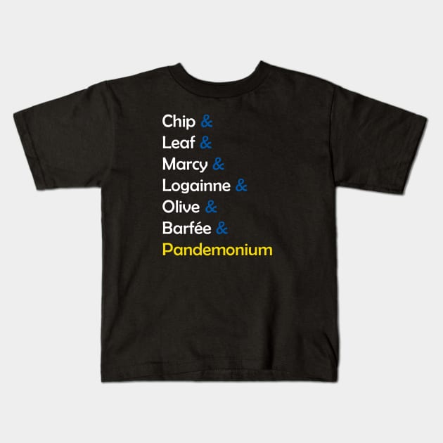 Meet the Spellers - Putnam County Spelling Bee Kids T-Shirt by m&a designs